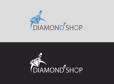 Diamond Shop branding diamond diamond logo illustration logodesign logotype shop