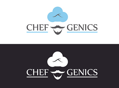 CHEF GENICS branding business logo design flat illustration logo logo design logodesign logotype vector