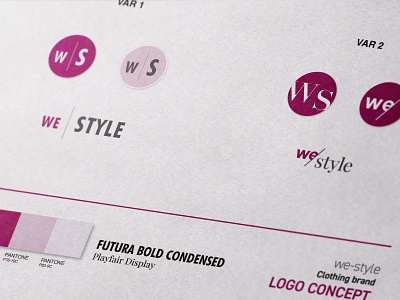 we style clothing brand logo concept clothing brand fashion identity style