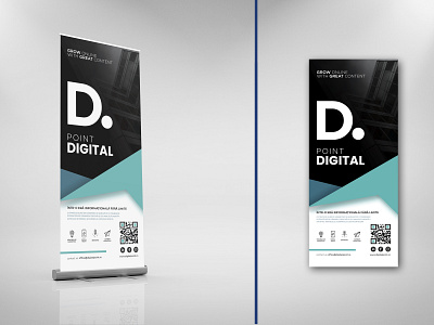 Digital Point rollup concept branding identity design rollup