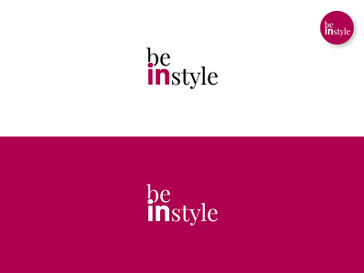 BeInStyle logo branding fashion identity design