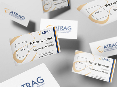 ATRAG Iasi business card concept business card identity design
