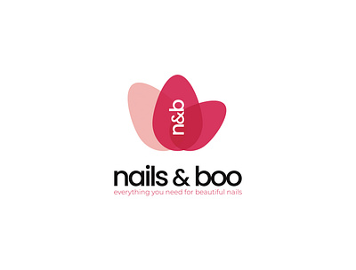 nails & boo logo branding logo