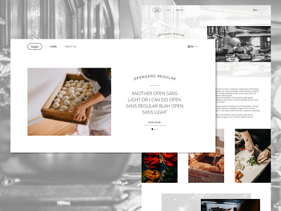 Website for sicilian food project design ui website