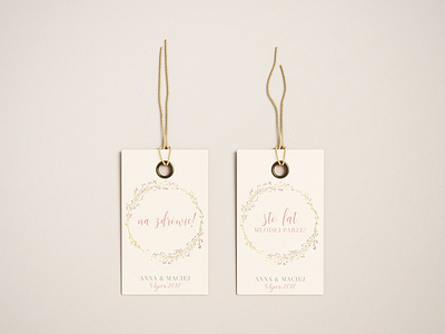 Wedding labels