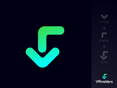 VR - Virtual Reality Logo Design Concept / Brand Identity app icon brand brand identity branding concept icon logo logo design virtual virtual reality virtualreality