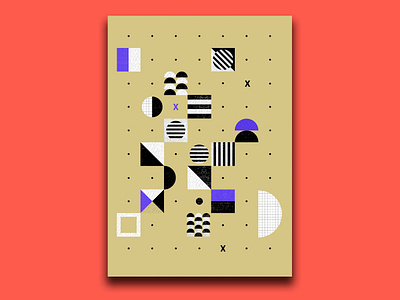 Poster serie abstact branding design graphicdesign illustration poster