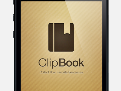 ClipBook app book iphone reading ui