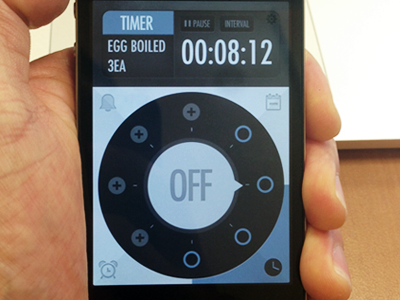 Timegg Timer - Free app iphone ui ux