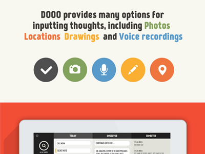 Dooo for iPad app iphone ui ux