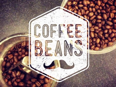 Coffee Beans font photo typhography