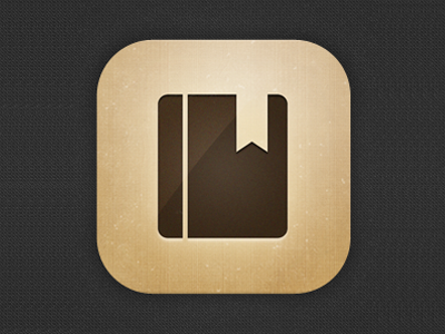 New icon for Clipbook App apple book icon iphone vintage