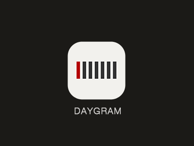 DAYGRAM app daygram e ink iphone iphone app ui ux