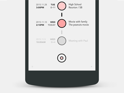 Yaksok App UI & UX android app app calendar interface mobile mobile app ui ux