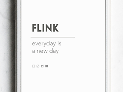 Flink : Calendar Todos ( Free ) app appdesign calendar ink iphone minimal note simple ui ux
