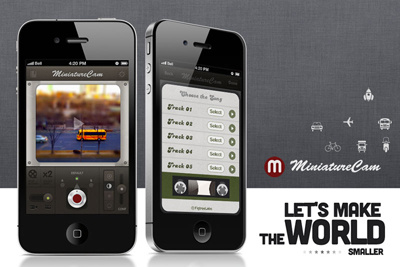 MiniatureCam iphone ui ux