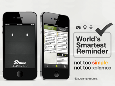 Dooo v1.3 clear iphone reminder todo ui ux