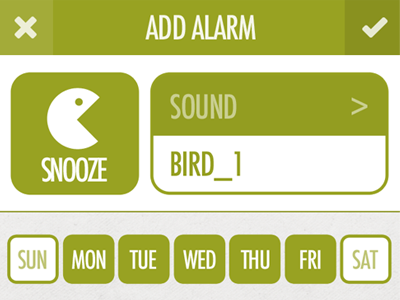 Easy to Add Alarm ui ux