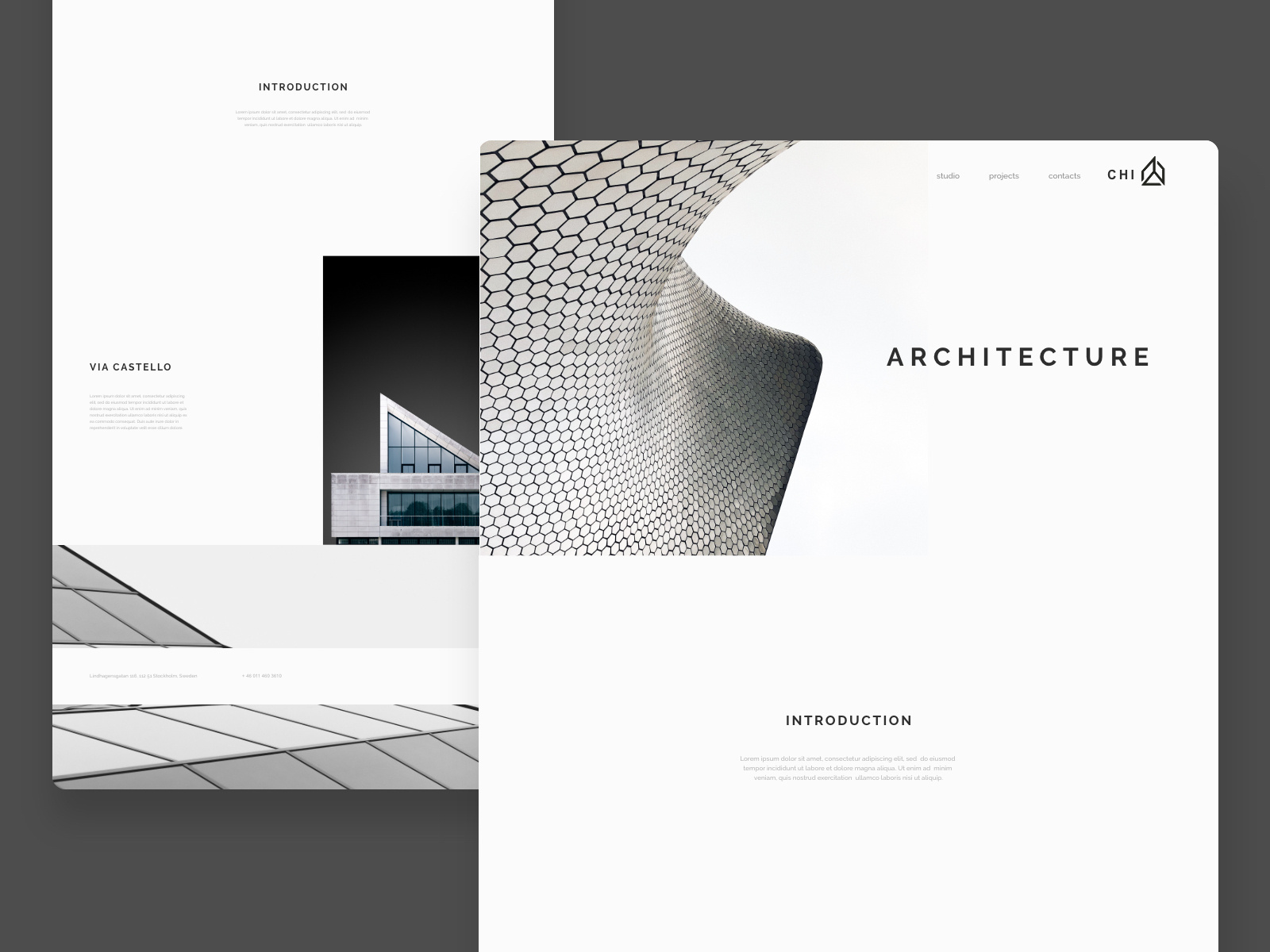 Minimalistic Landing Page Design by Evelīna Ozoliņa on Dribbble