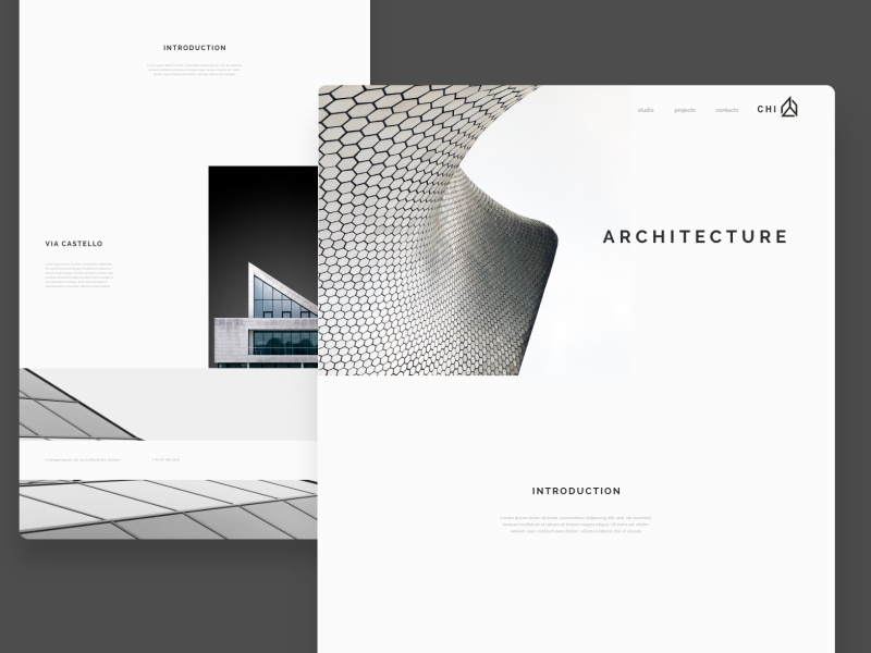 Minimalistic Landing Page Design by Evelīna Ozoliņa on Dribbble