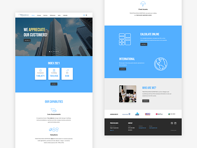 trex.be Landing Page Redesign agency agency website blue design services typography ui uiux ux vector web design web design agency