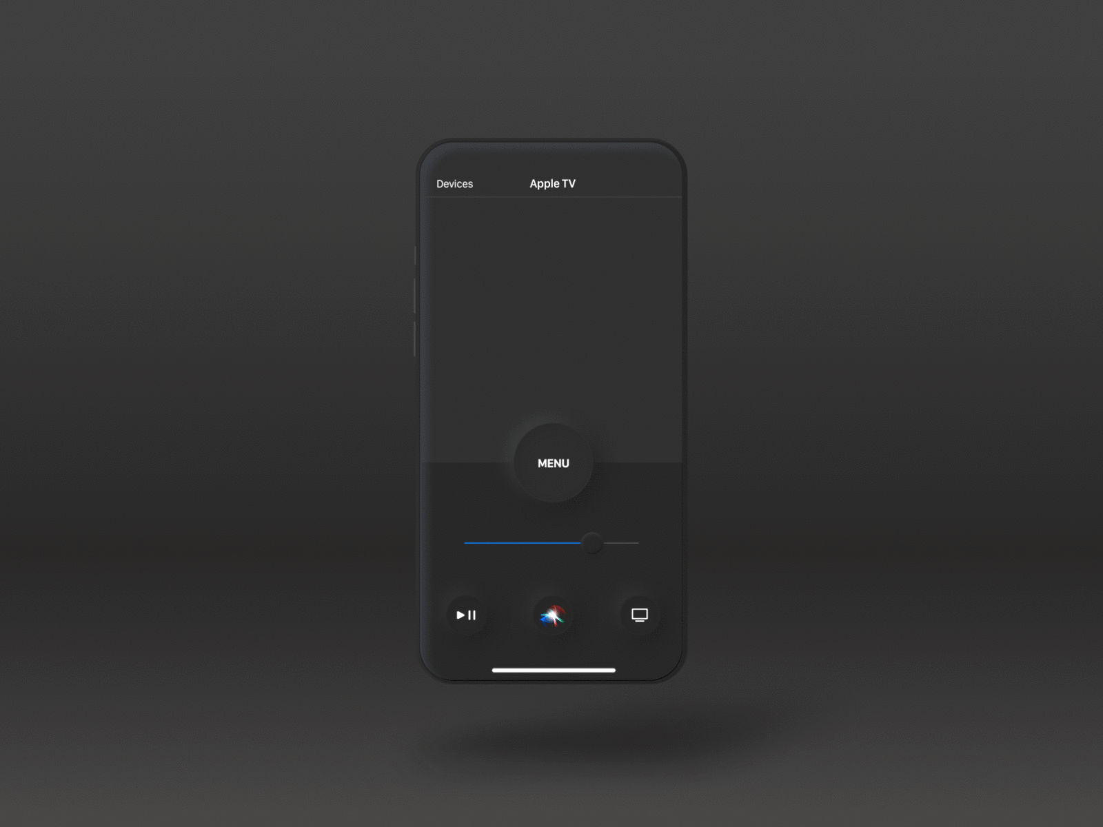 iPhone Remote product design ui