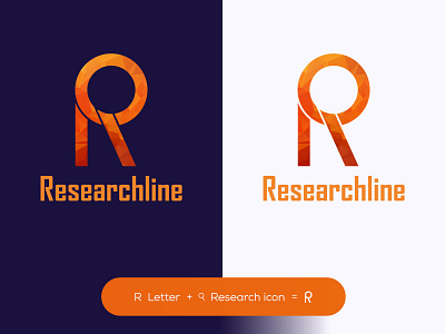 Research Line Logo apps branding dailylogochallenge graphic design icons letter mark logo logodesign logos low poly minimal r letter research sketch symbol ui ux vector