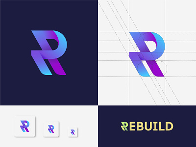 REBUILD : R LETTER LOGO DESIGN