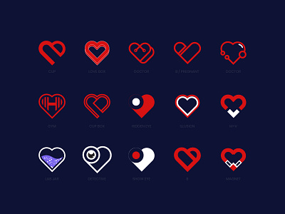 SET OF LOVE ICON : LOGO SET