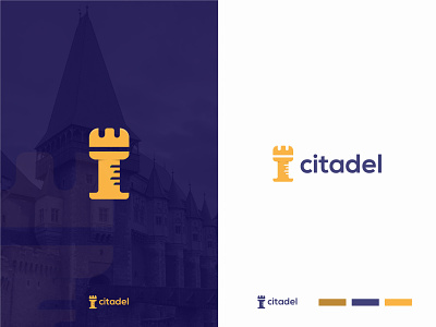 Citadel 2020 brand identity branding castle castle logo citadel concept corporate design graphic design logo logo color logo designer logodesign real estate logo ui trend vector