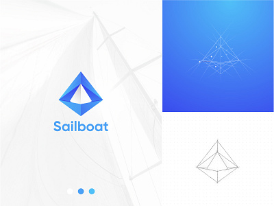 Sailboat Brand Mark brand mark branding branding and identity creative creative logo gradiant graphic design grid logo logo logo color logo designer logo sketch logodesign logos minimalist logo modern logo sketch trendy design ui