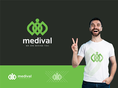 Medival Brand Mark branding design gradiant graphic design health logo logo logo color logo designer logodesign logos medical