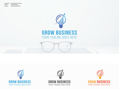 Business Logo business business logo concept creative design gradiant graphic design grow icon icons idea logo logo color logodesign logos