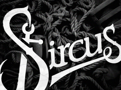 Sircus branding distressed illustration logo nautical vintage