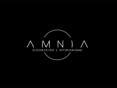 AMNIA - logo design (I'm rearranging my posts)