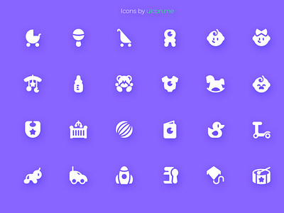 Baby and Toys Icons