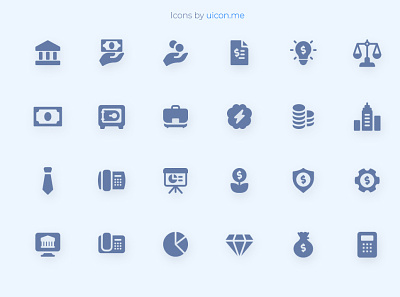 Business & Finance Icon Set apps business finance icon icon design icon designs icon set iconography icons icons set ui vector