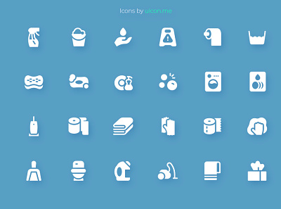 Cleaning Icon Set cleaning design icon icon design icon designs icon set iconography icons icons set ui vector