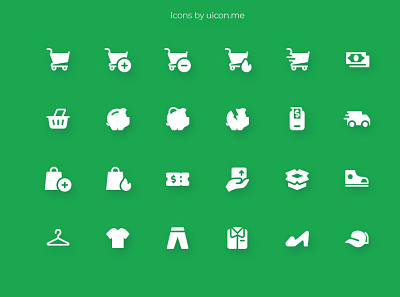 Shopping & Ecommerce Icon Set app buy design ecommerce flat icon icon design icon designs icon set iconography icons icons set illustration online online store purchase shopping store app ui vector