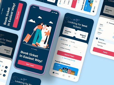 Flight Search Mobile App Design