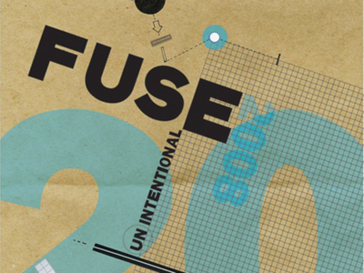 Fuse Package branding collage art design typography