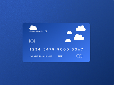 Debit credit card concept