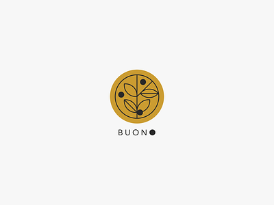 Logo design for Buono brand branding illustrator logo logo design logotype olive oil typography vector