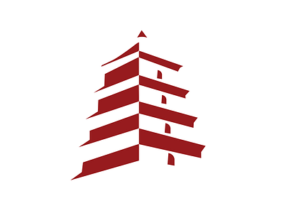 Pagoda D 2x branding icon logo