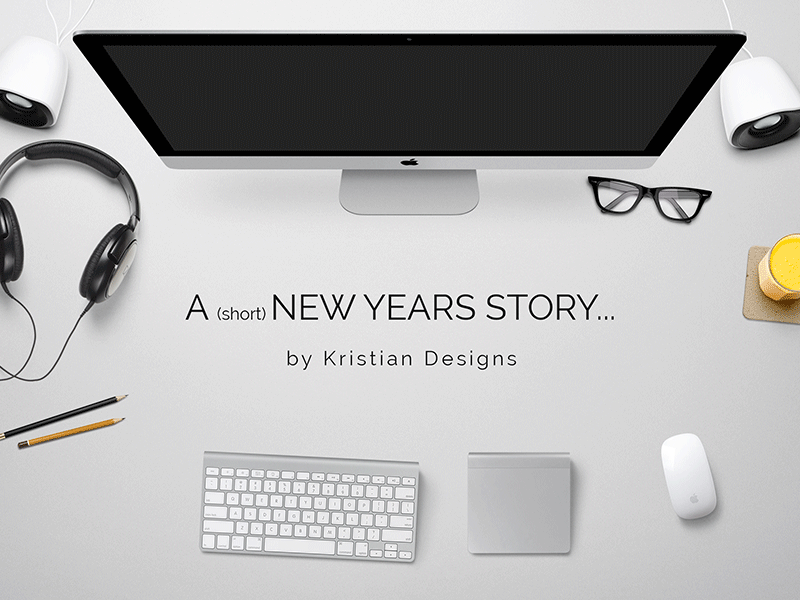 A (short) New Years Story 2015 animation design gif new years