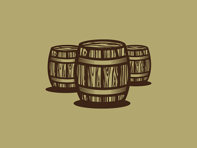 Barrel barrel beer logo vector vintage whiskey wood