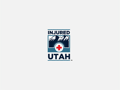 Injured Utah alps logo medical medicine mountain mountains snow utah