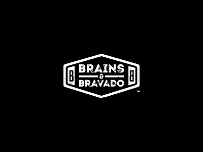 Brains And Bravado brains branding font logo logotype typography