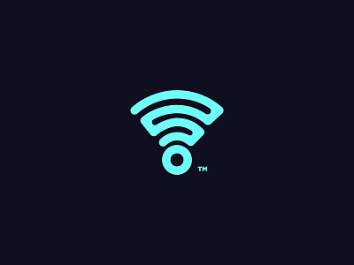 Net Work logo brand cloud connect icon internet it logo remote tech wifi