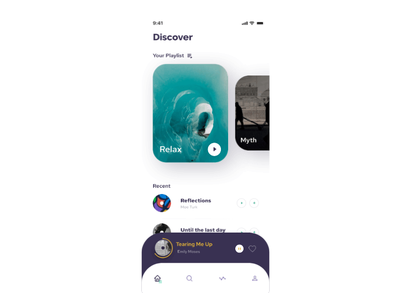 Daily UI Practice 19 - Music Player